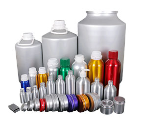 铝瓶、铝罐：采用上等的铝材做成，对于要求密封性较高的物质起到防渗透作用，密封性好，主要应用于化工原料、试剂等包装，如：固化剂、农药、磷化铝(鼠药)清洗剂等。
